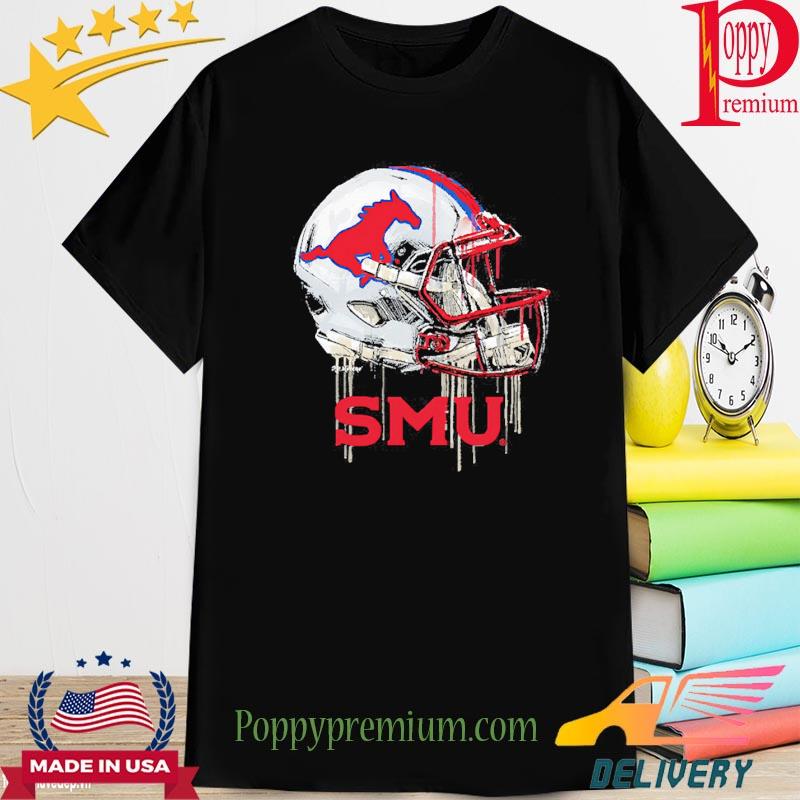 SMU Mustangs Infant Dripping Helmet T-Shirt