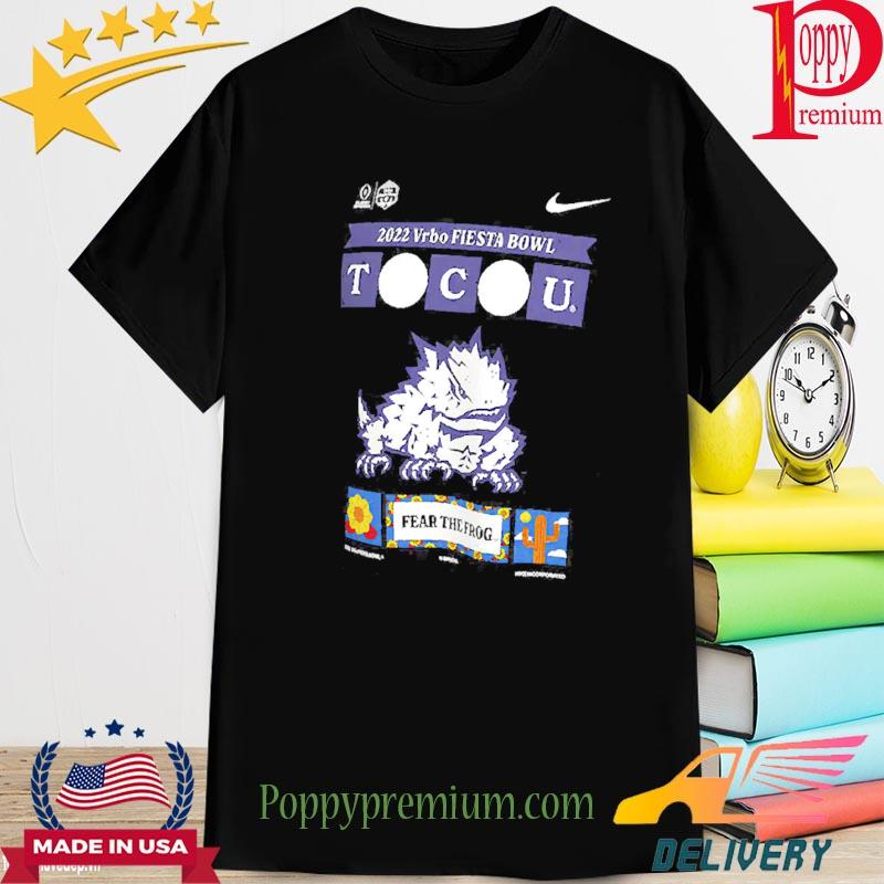 TCU Horned Frogs Nike College Football Playoff 2022 Fiesta Bowl Illustrated T-Shirt