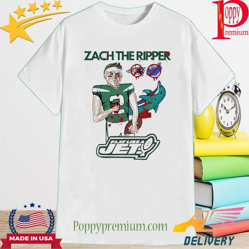 Ty Johnson New York Jets Zach The Ripper T-Shirt