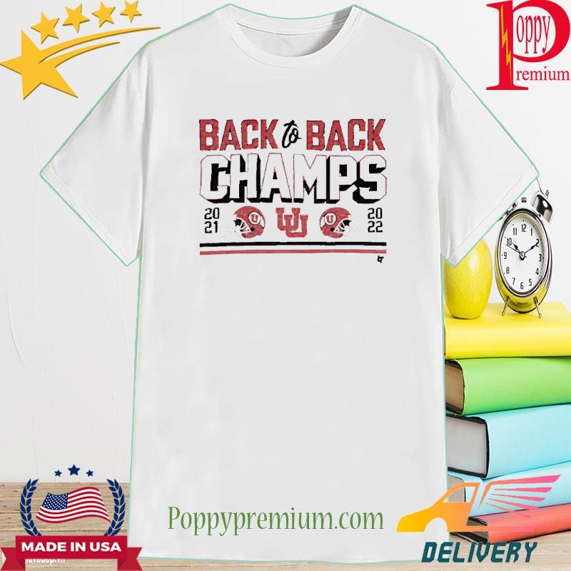 Utah Back To Back Champs Utah Utes Pac 12 Champions Shirt