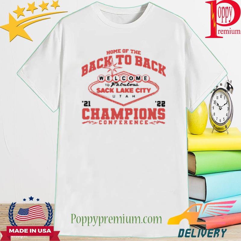 Utah utes football 2022 home of the back to back conference champions shirt