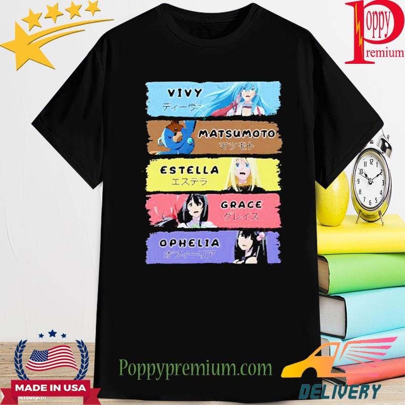 Vivy With Friends Vivy Fluorite Eye’s Song Anime T-shirt