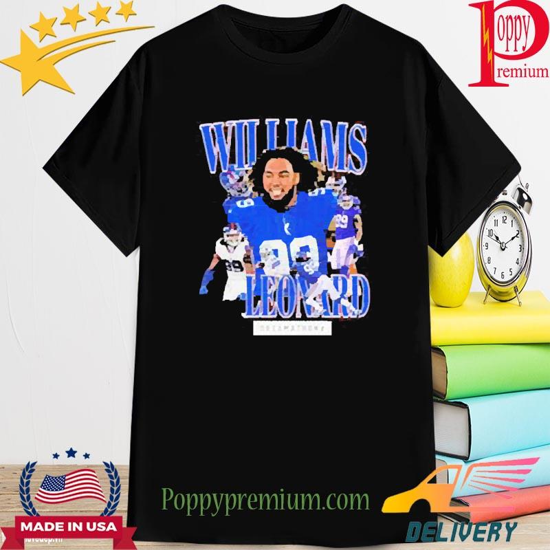 Williams Leonard New York Giants Dreamathon Shirt