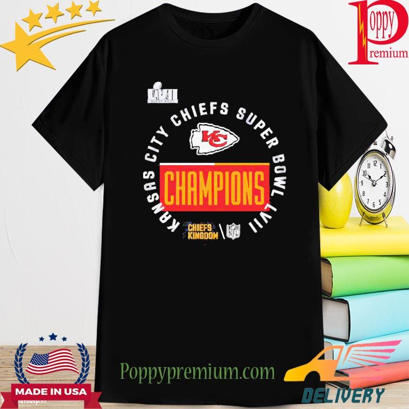 Kansas City Chiefs Super Bowl Lvii Champions Locker Room Trophy Collection  T-shirt