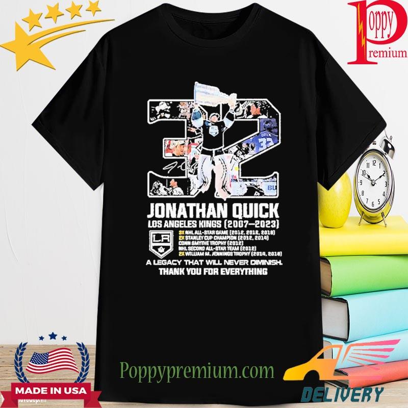 Jonathan Quick Los Angeles Kings 2007-2023 A Legacy That Will