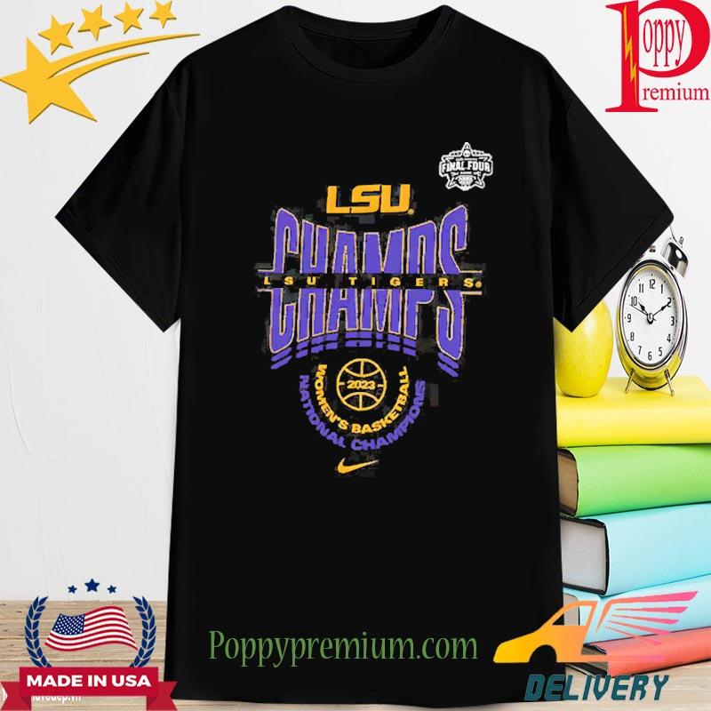 Nike Black LSU Tigers 2023 NCAA Women’s Basketball National Champions  Locker Room T-Shirt