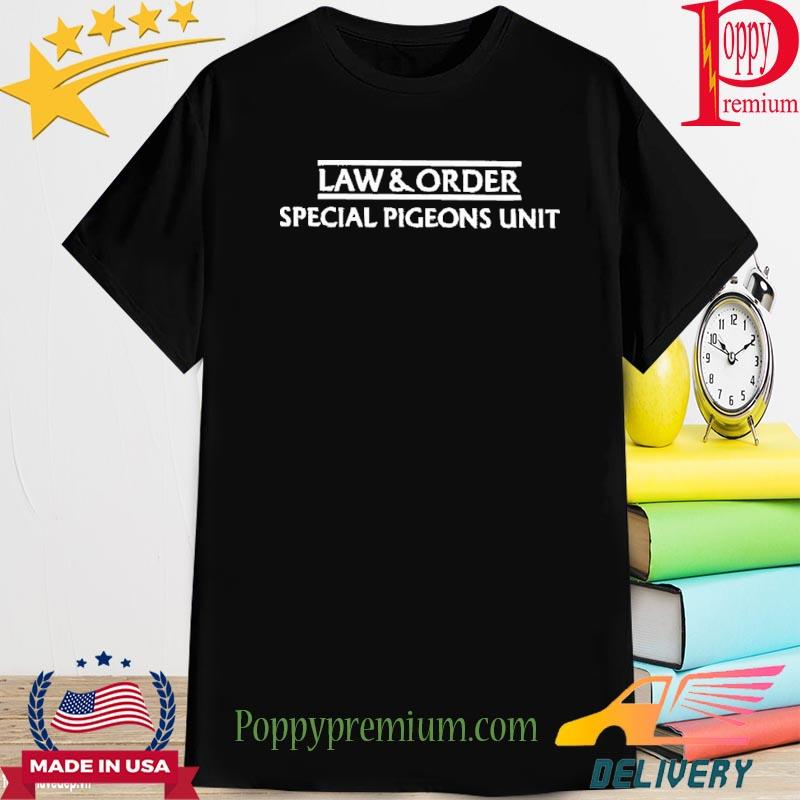 Official Law And Order Special Pigeons Unit Black Long Sleeve