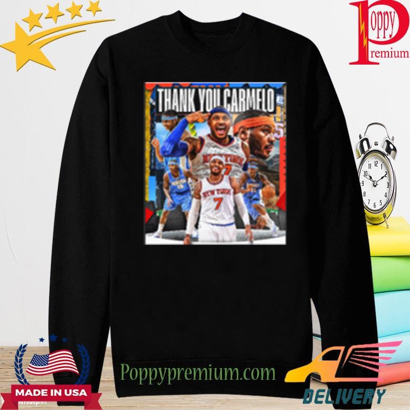 Carmelo anthony thank you carmelo shirt, hoodie, sweater, long sleeve and  tank top