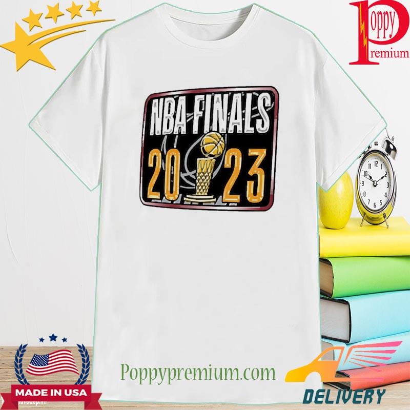 Men's Denver Nuggets New Era White 2023 NBA Finals Hook T-Shirt