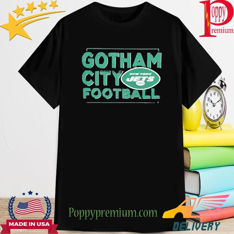 New York Jets Gotham City Football Iconic Hometown Graphic T-Shirt - Mens